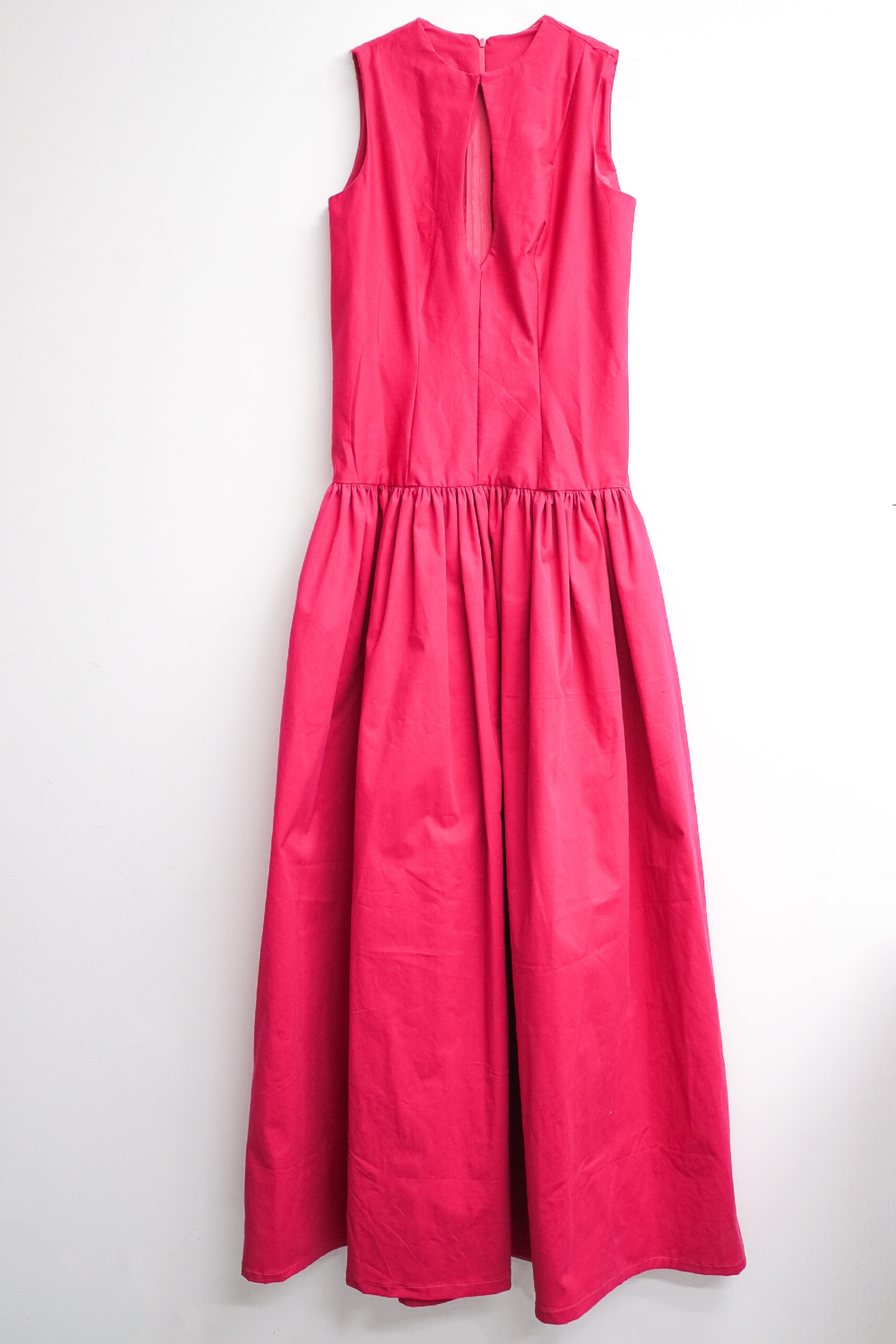 La robe longue LOUISE fuchsia