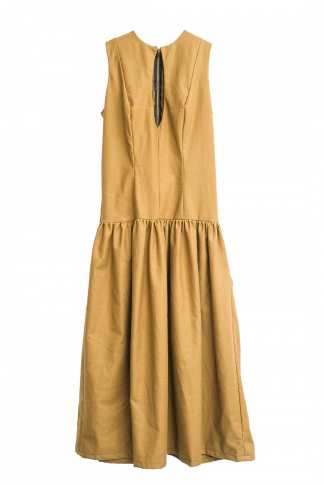 La robe midi LOUISE kaki