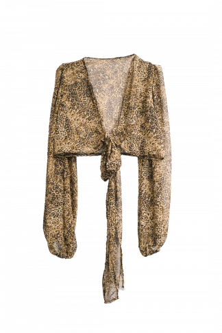 Le top cache-coeur GENESSY leopard