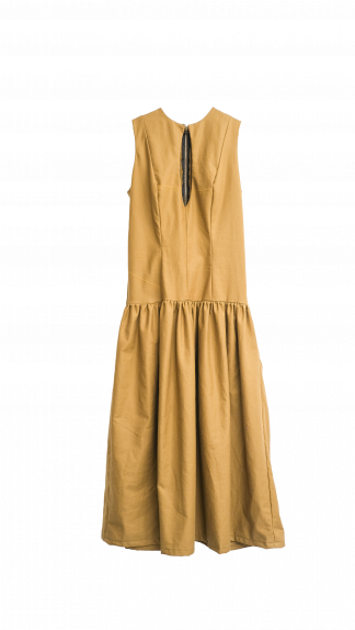 La robe midi LOUISE kaki