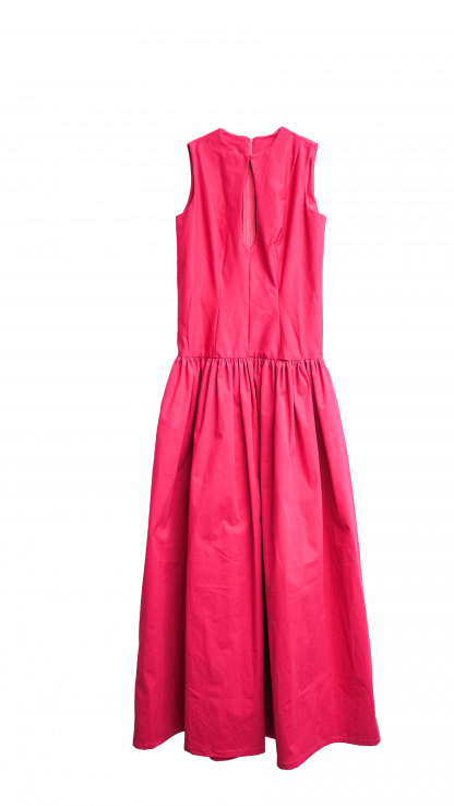 La robe longue LOUISE fuchsia